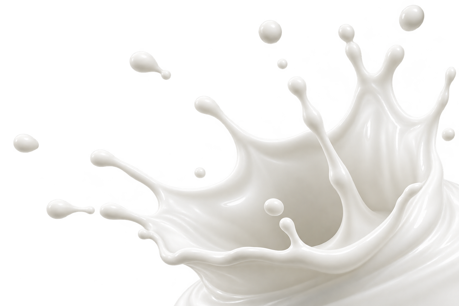 Fresh milk splash